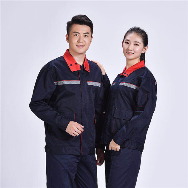 加油站防靜電工作服春秋款